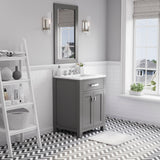 Water Creation | 24 Inch Cashmere Grey Single Sink Bathroom Vanity From The Madison Collection | MS24CW01CG-000000000