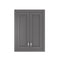 Water Creation | Madison Collection Wall Cabinet In Cashmere Grey | MADISON-TT-G