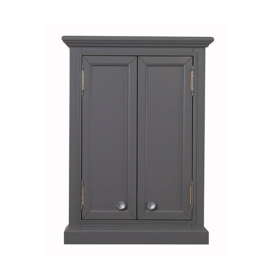 Water Creation | Derby Collection Wall Cabinet In Cashmere Grey | DERBY-TT-G