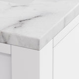 Water Creation | 30 Inch Pure White Single Sink Bathroom Vanity With Faucet From The Madison Collection | MS30CW01PW-000BX0901