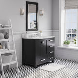 Water Creation | 36 Inch Wide Dark Espresso Single Sink Bathroom Vanity From The Madison Collection | MS36CW01ES-000000000