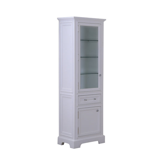 Water Creation | Derby Collection Linen Cabinet In White | DERBY-LC-W