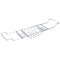 Water Creation | Expandable Bath Caddy For The Elegant Tub in Chrome Finish | BC-0001-01