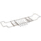 Water Creation | Expandable Bath Caddy For The Elegant Tub in Brushed Nickel Finish | BC-0001-02