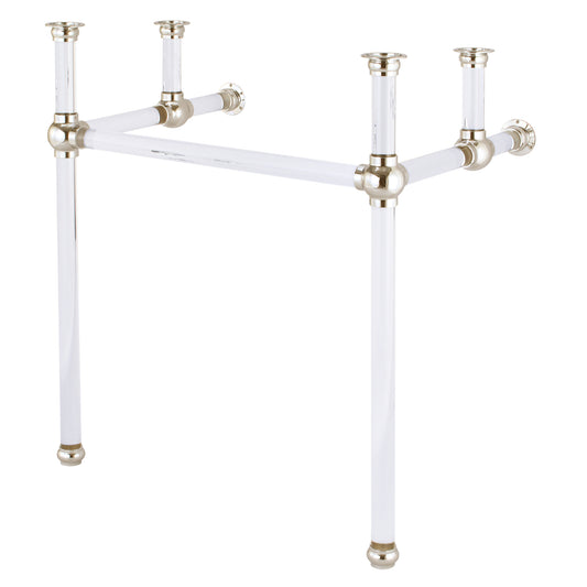 Water Creation | Empire 30 Inch Wide Single Wash Stand Only in Polished Nickel (PVD) Finish | EP30A-0500