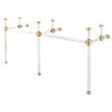 Water Creation | Empire 72 Inch Wide Double Wash Stand Only in Satin Gold Finish | EP72A-0600