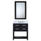 Water Creation | 30 Inch Espresso Single Sink Bathroom Vanity With Matching Framed Mirror And Faucet From The Madalyn Collection | MA30CW01ES-R24BX0901