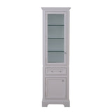 Water Creation | Derby Collection Linen Cabinet In White | DERBY-LC-W