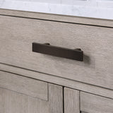 Water Creation | Chestnut 30 In. Single Sink Carrara White Marble Countertop Vanity In Grey Oak with Mirror | CH30CW03GK-R21000000