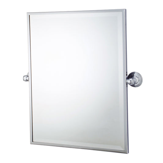 Water Creation | Metal Retangular Mirror 18" X 24" In Chrome Finish | EMPIRE-M-1824-01