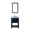 Water Creation | 24 Inch Monarch Blue Single Sink Bathroom Vanity With Mirror From The Madalyn Collection | MA24CW06MB-R21000000