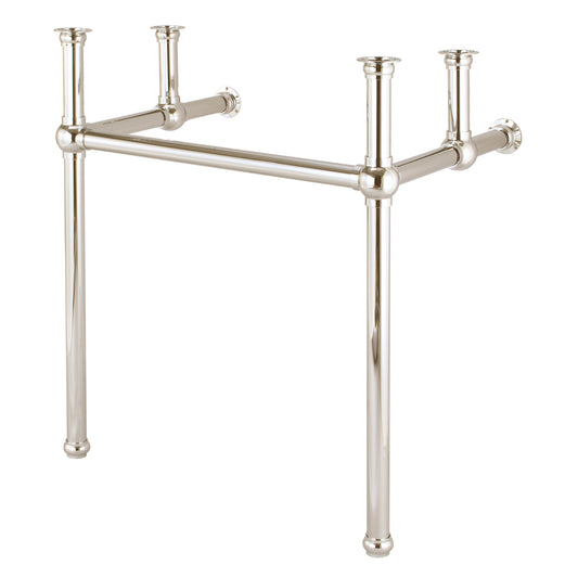 Water Creation | Embassy 30 Inch Wide Single Wash Stand Only in Polished Nickel (PVD) Finish | EB30A-0500