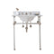 Water Creation | Empire 30 Inch Wide Single Wash Stand, P-Trap, Counter Top with Basin, and F2-0009 Faucet included in Polished Nickel (PVD) Finish | EP30D-0509