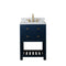 Water Creation | 24 Inch Monarch Blue Single Sink Bathroom Vanity From The Madalyn Collection | MA24CW06MB-000000000