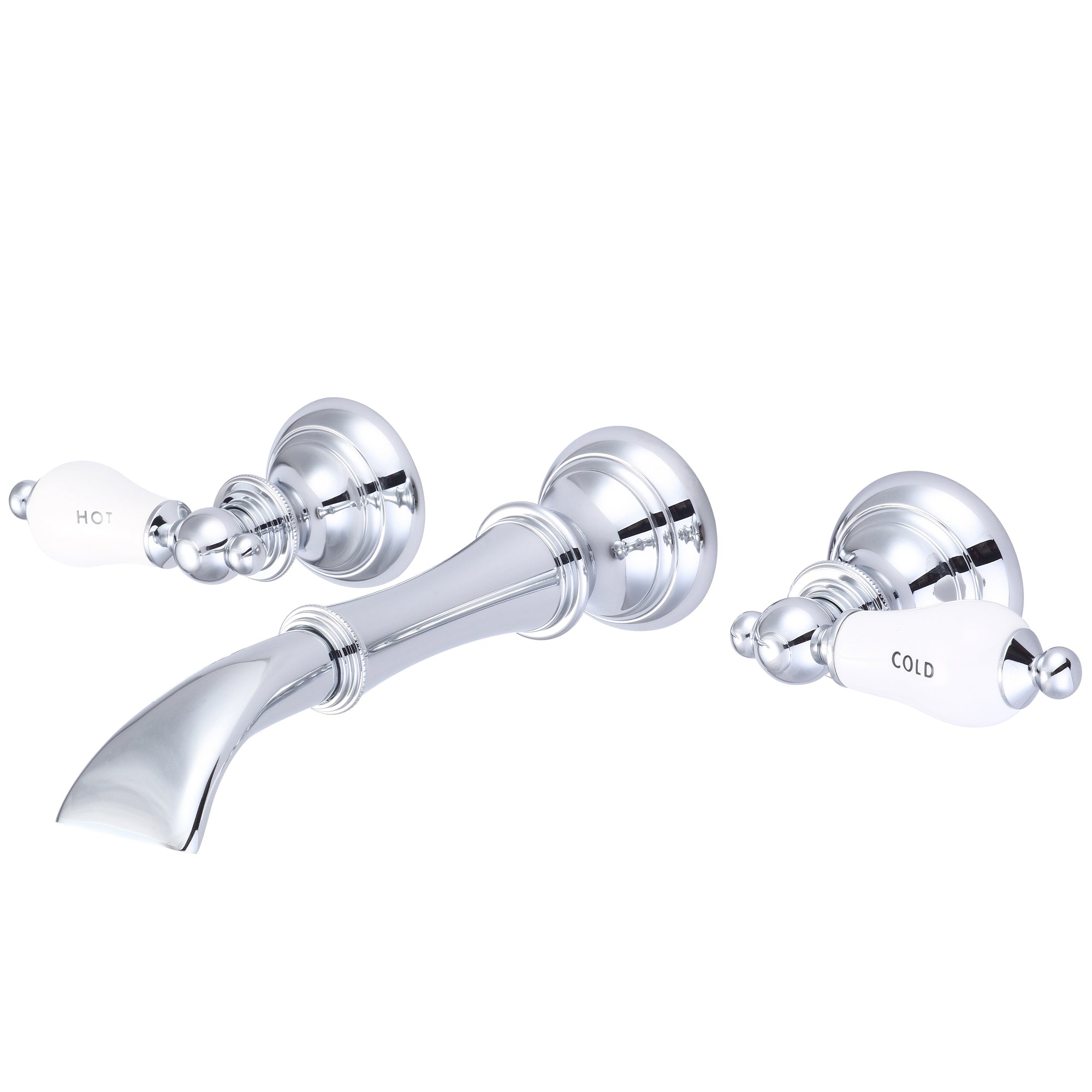 Water Creation | Water Creation Waterfall Style Wall-mounted Lavatory Faucet in Chrome Finish | F4-0004-01-CL