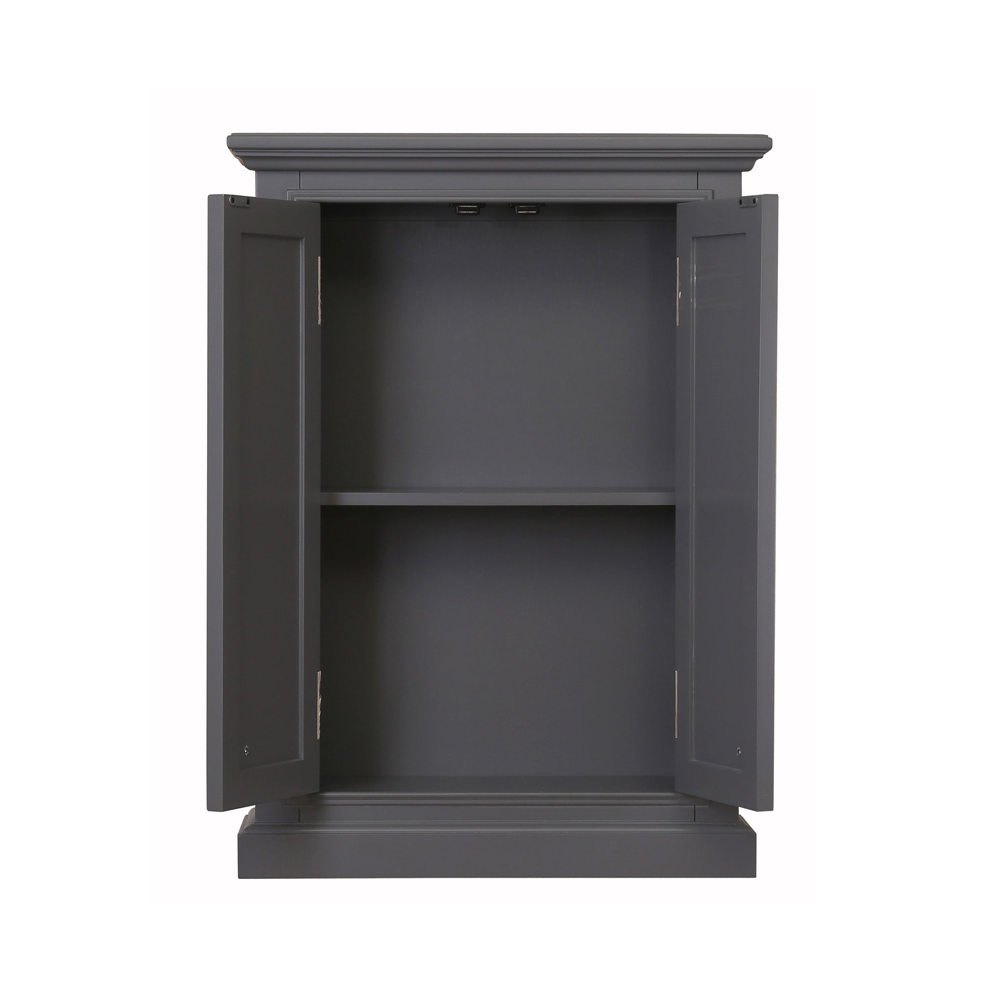 Water Creation | Derby Collection Wall Cabinet In Cashmere Grey | DERBY-TT-G