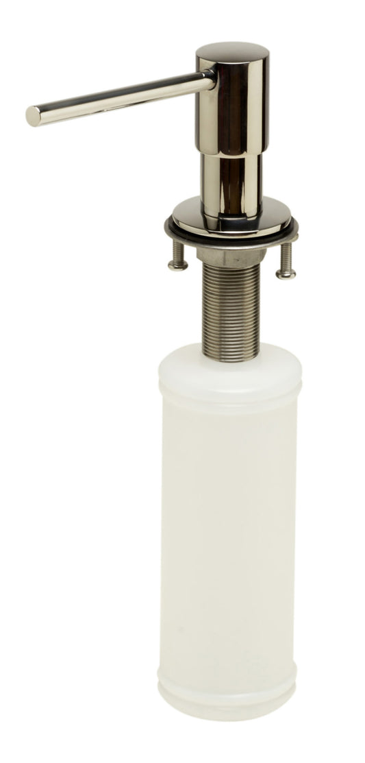 ALFI Brand - Modern Round Polished Stainless Steel Soap Dispenser | AB5006-PSS