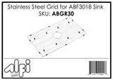 ALFI Brand - Solid Stainless Steel Kitchen Sink Grid for ABF3018 Sink | ABGR30