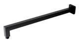 ALFI Brand - Black Matte 20" Square Wall Shower Arm | ABSA20S-BM