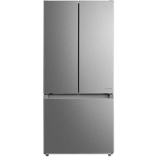 Midea - 18 CF French Door, 30" Wide, Non-Dispense Refrigerators - MRF18B4AST