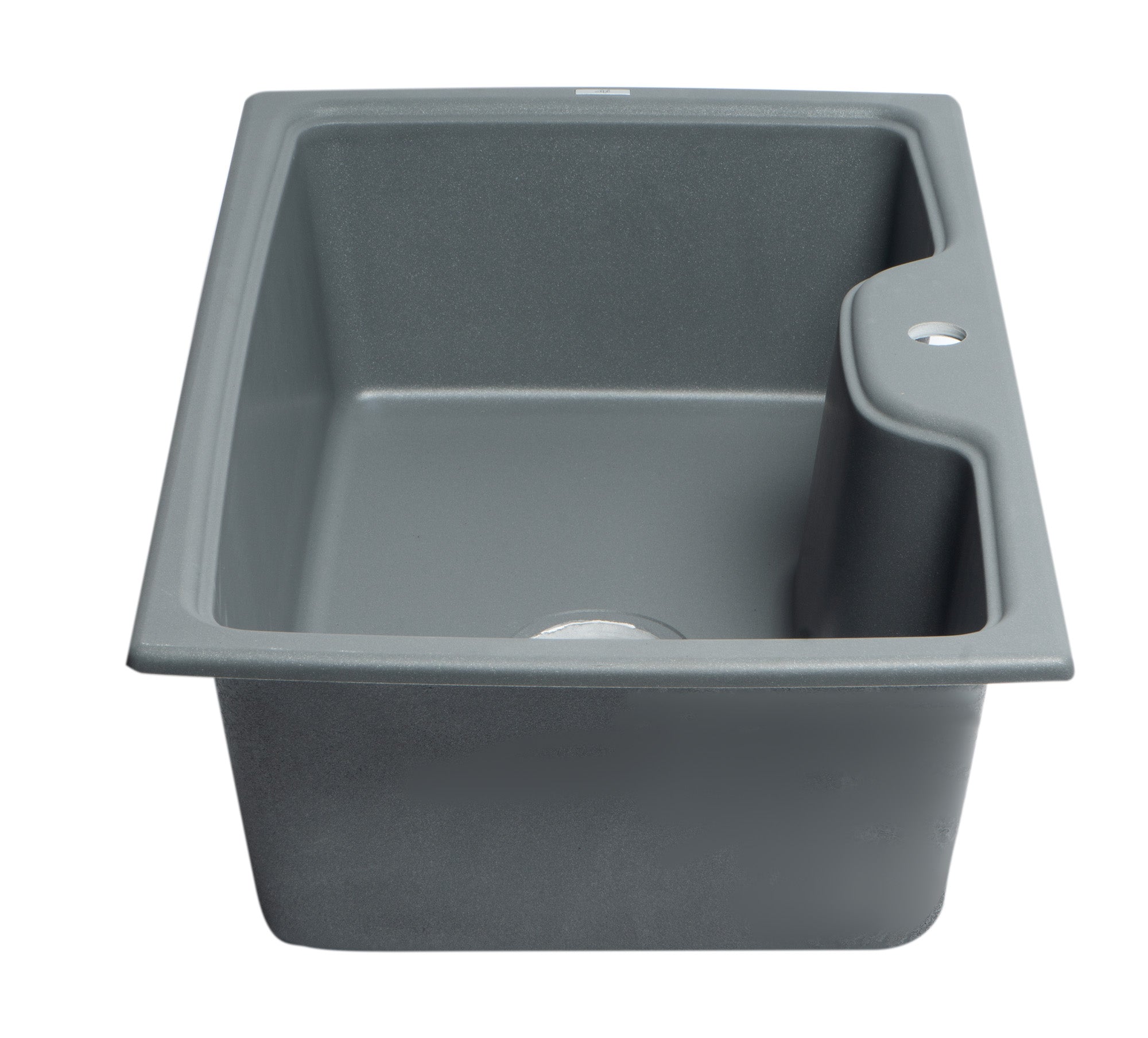 ALFI Brand - Titanium 35" Drop-In Single Bowl Granite Composite Kitchen Sink | AB3520DI-T