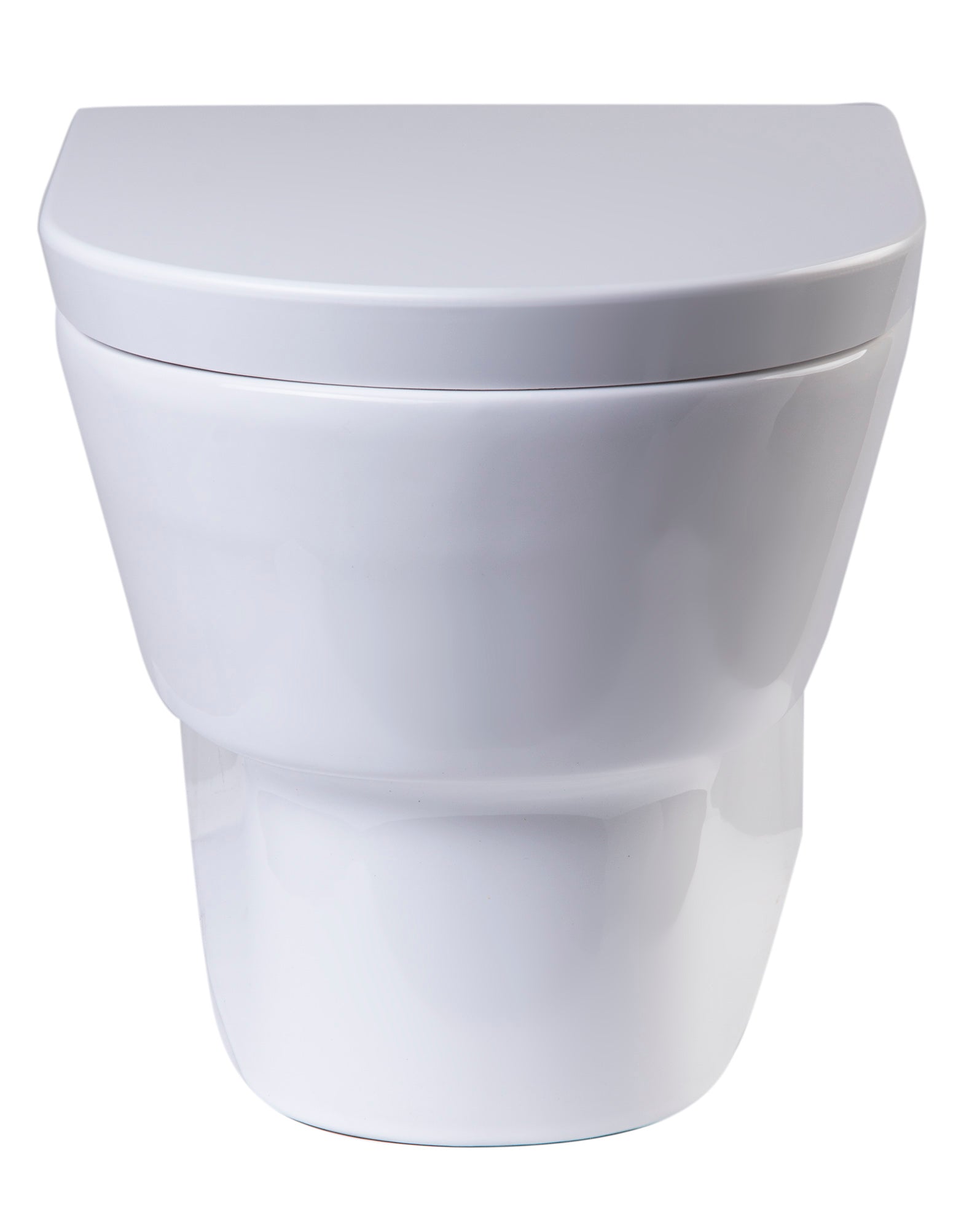 EAGO - Round Modern Wall Mount Dual Flush Toilet Bowl | WD332