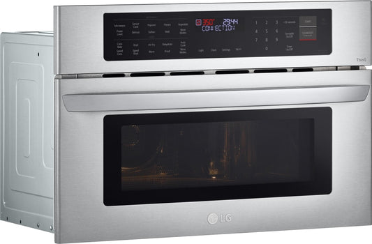 LG - 30-Inch Single Speed Electric Smart Wall Oven & Microwave - MZBZ1715S