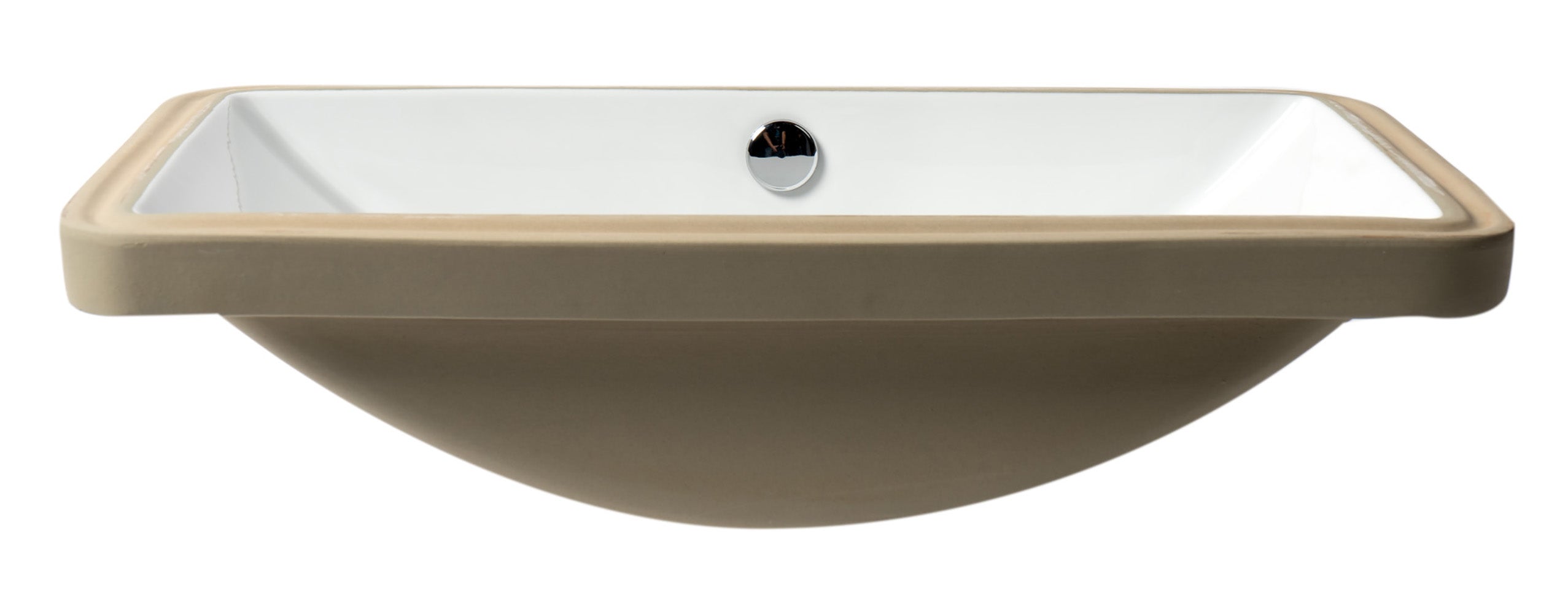 ALFI Brand - White 24" Rectangular Undermount Ceramic Sink | ABC603