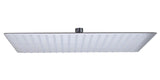 ALFI Brand - Solid Brushed Stainless Steel 16" Square Ultra Thin Rain Shower Head | RAIN16S-BSS