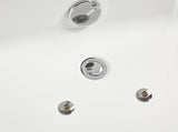 EAGO - 6 ft Clear Rectangular Acrylic Whirlpool Bathtub for Two | AM196ETL