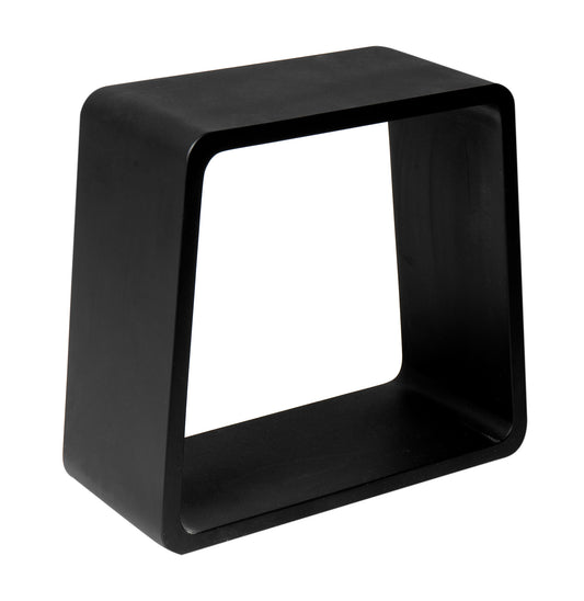 ALFI brand - Black Matte Solid Surface Resin Bathroom / Shower Stool - ABST55M