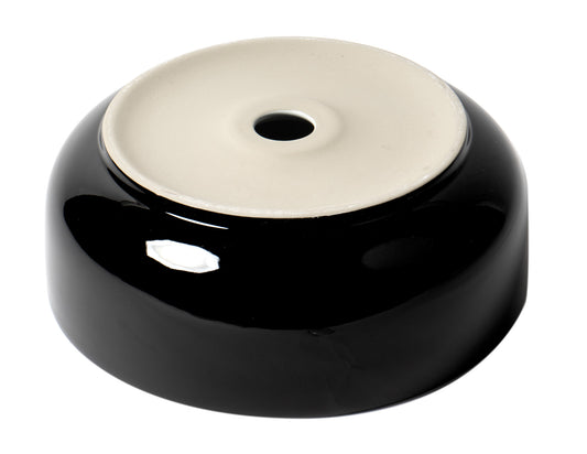 ALFI Brand - Black Matte 15" Round Above Mount Ceramic Sink | ABC907-BM