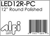 ALFI Brand - Polished Chrome 12" Round Multi Color LED Rain Shower Head | LED12R-PC