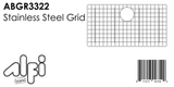 ALFI Brand - Stainless Steel Grid for AB3322DI and AB3322UM | ABGR3322