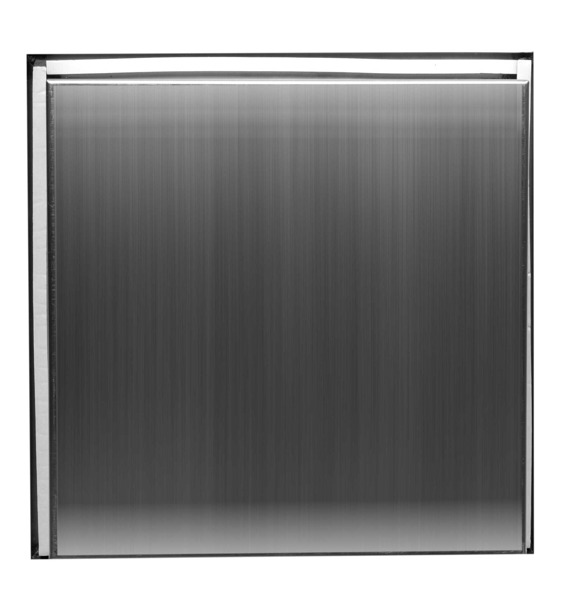 ALFI Brand - 12 x 12 Brushed Stainless Steel Square Single Shelf Bath Shower Niche | ABN1212-BSS