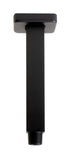 ALFI Brand - Black Matte 6" Square Ceiling Shower Arm | ABSA6S-BM