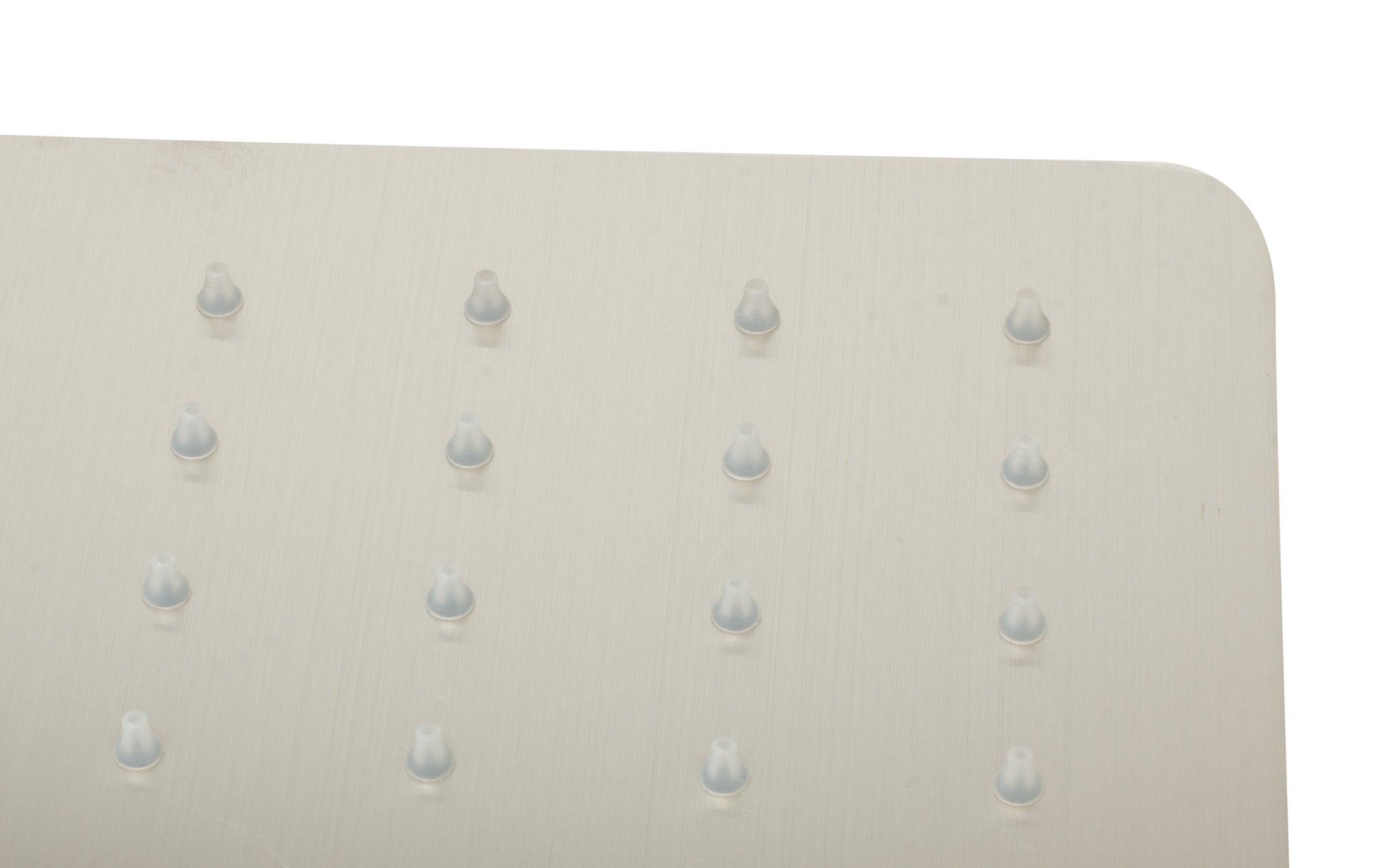 ALFI Brand - 20" Rectangular Brushed Solid Stainless Steel Ultra Thin Rain Shower Head | RAIN2012-BSS
