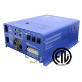 Aims Power - 4000 Watt Pure Sine Inverter Charger ETL Listed to UL 458 - 24 VDC 120/240 VAC 50/60Hz - PICOGLF4024240SUL