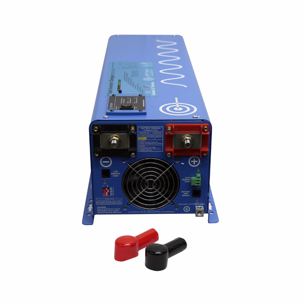 Aims Power - 4000 Watt Pure Sine Inverter Charger - 12 VDC 120 VAC 50/60Hz - PICOGLF40W12V120V