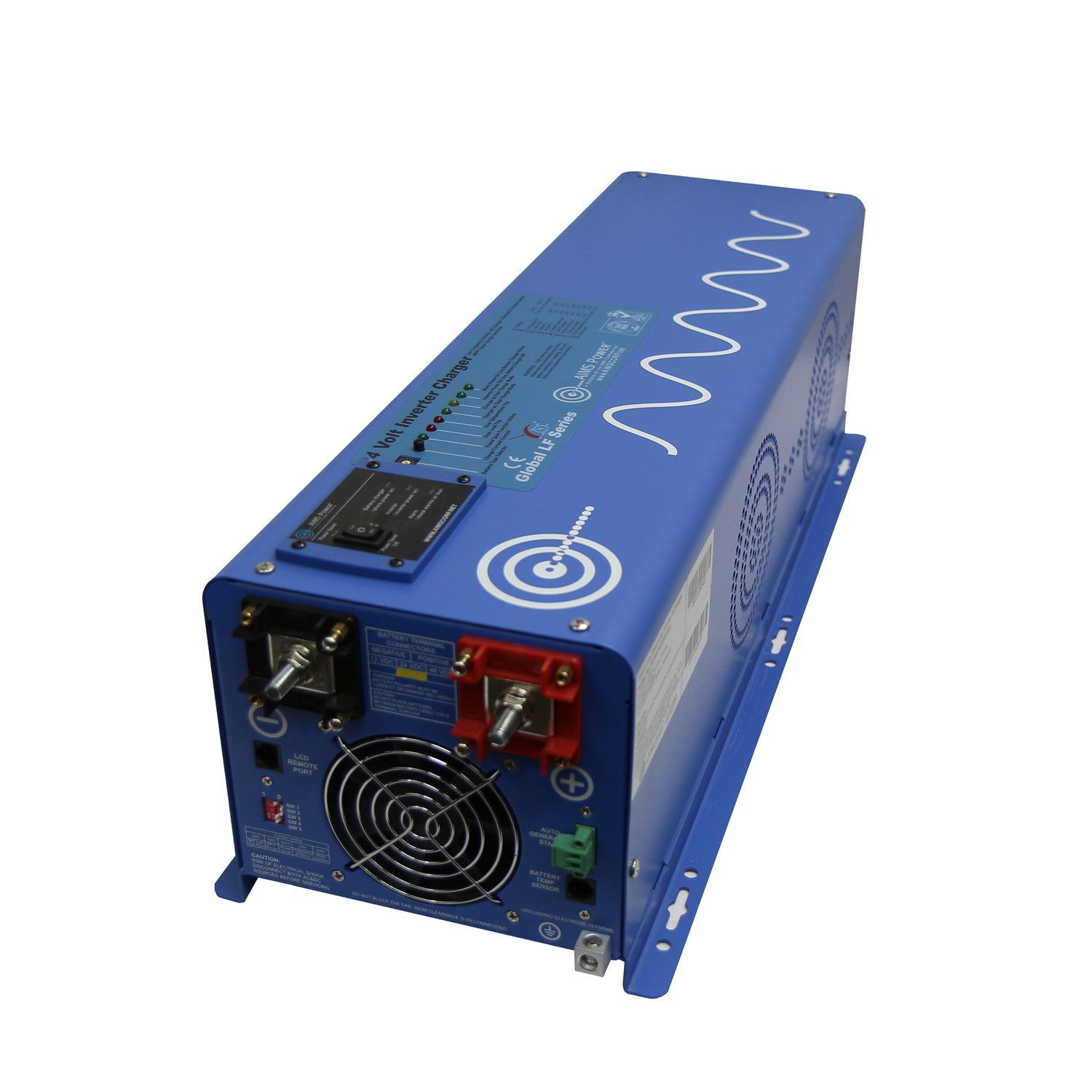 Aims Power - 6000 Watt Pure Sine Inverter Charger  - 48 VDC 120/240 VAC 50/60Hz - PICOGLF60W48V240VS