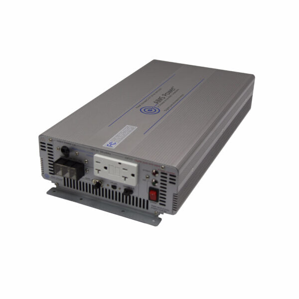 Aims Power - 3000 Watt Pure Sine Power Inverter - Industrial Grade - 12 VDC 120 VAC 50/60Hz - PWRIG300012120S