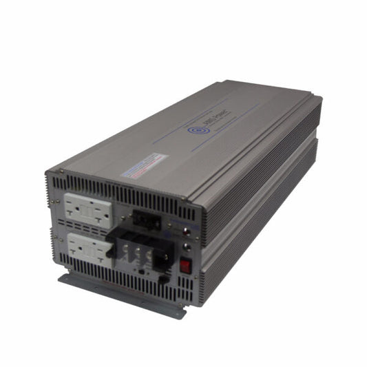 Aims Power - 5000 Watt Pure Sine Power Inverter - Industrial Grade - 12 VDC 120 VAC 50/60Hz - PWRIG500012120S