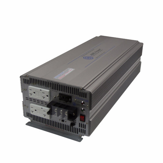 Aims Power - 5000 Watt Pure Sine Inverter - 24 VDC 120 VAC 50/60Hz - PWRIG500024120S