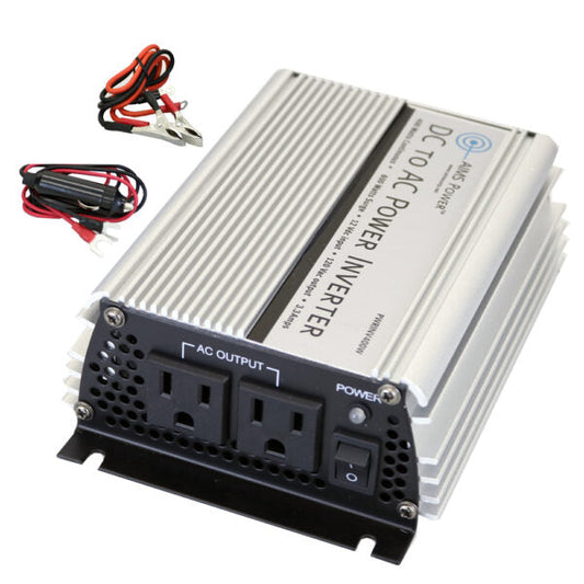 Aims Power - 400 Watt Power Inverter - 12 VDC 120 VAC 60Hz - PWRINV400W