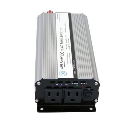 Aims Power - 800 Watt Power Inverter - 12 VDC 120 VAC 60Hz - PWRINV800W