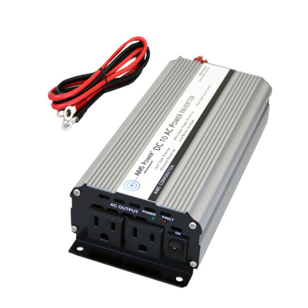 Aims Power - 800 Watt Power Inverter - 12 VDC 120 VAC 60Hz - PWRINV800W