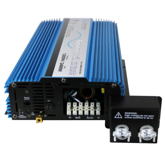 Aims Power - 1200W Pure Sine with Transfer Switch -  Hardwire UL Listed - 12 VDC 120 VAC 60Hz - PWRIX120012SUL