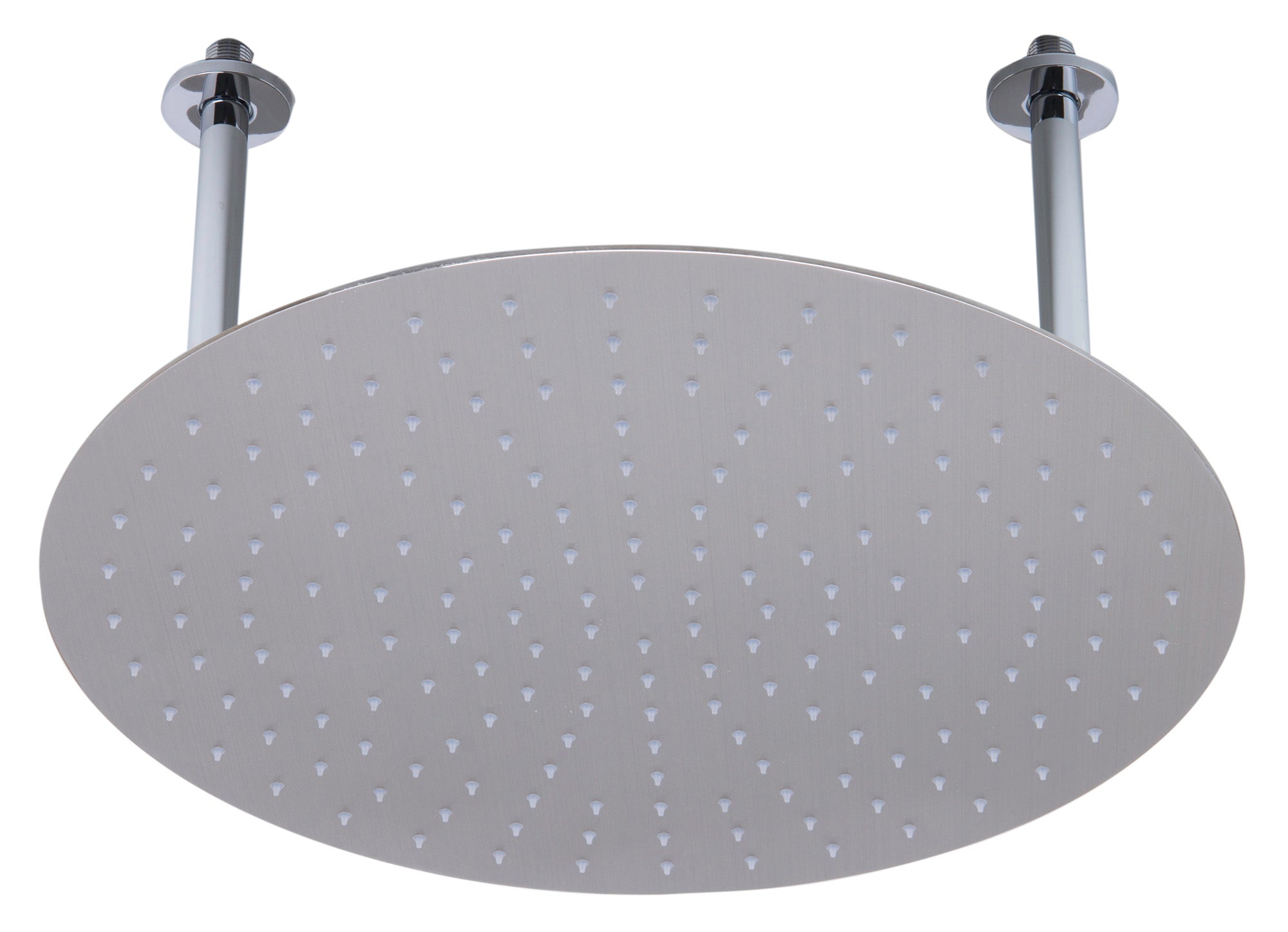 ALFI Brand - 20" Round Brushed Solid Stainless Steel Ultra Thin Rain Shower Head | RAIN20R-BSS