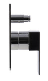 ALFI Brand - Polished Chrome Modern Square Pressure Balanced Shower Mixer with Diverter | AB6801-PC