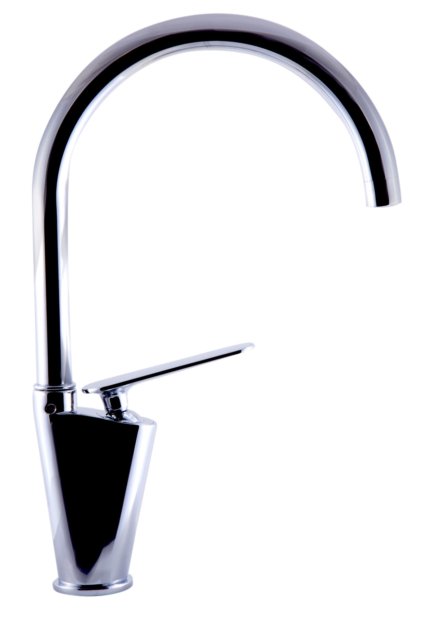 ALFI Brand - Polished Chrome Gooseneck Single Hole Bathroom Faucet | AB3600-PC